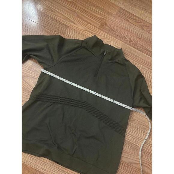 VS PINK Active Seamless Half Zip Cropped pullover Size M/L - Picture 6 of 9